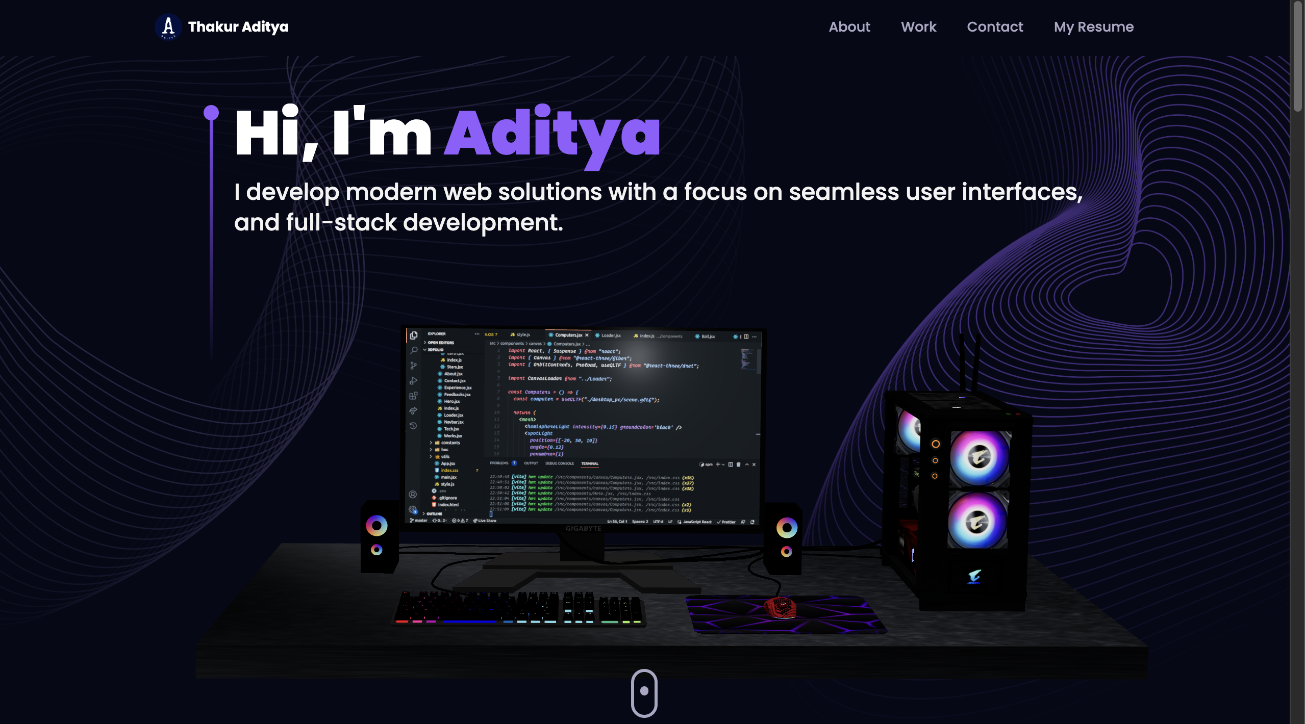 Thakur Aditya | Portfolio